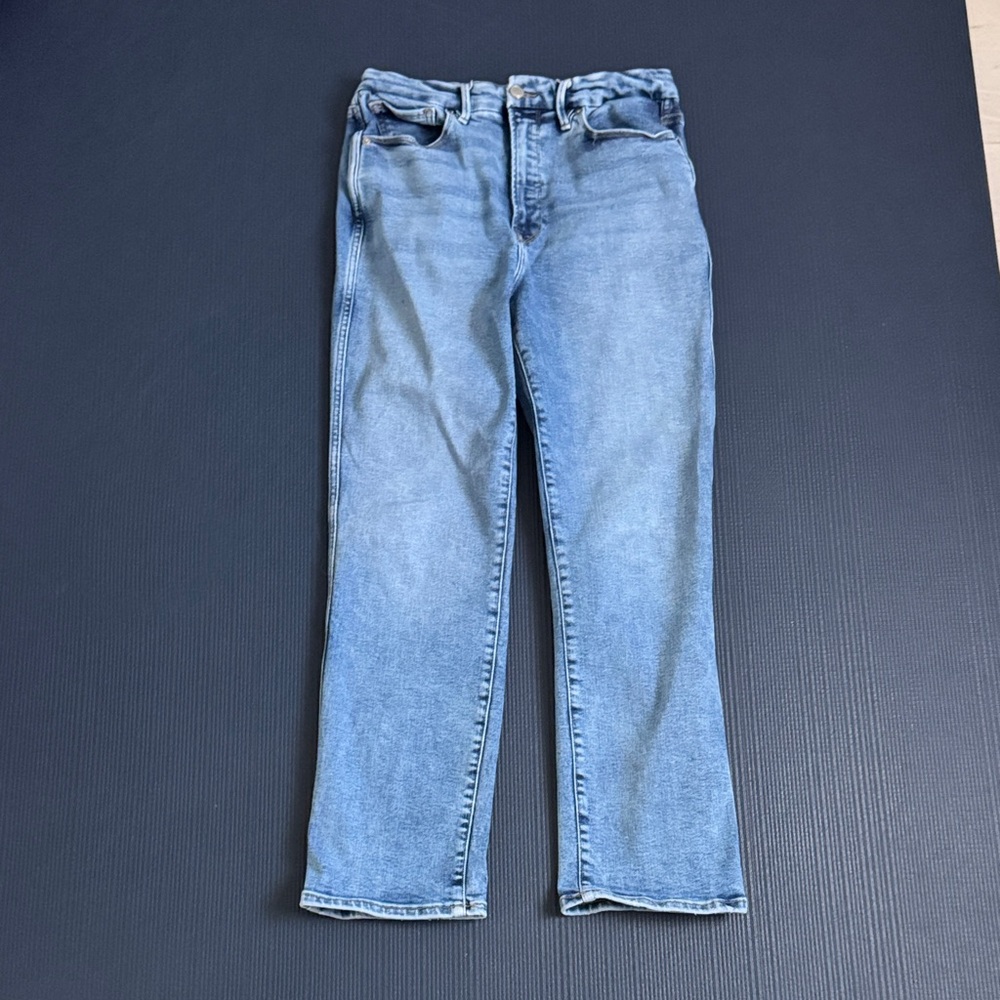 Good American Light Blue Denim Jeans, 10/30 - Picture 3 of 5